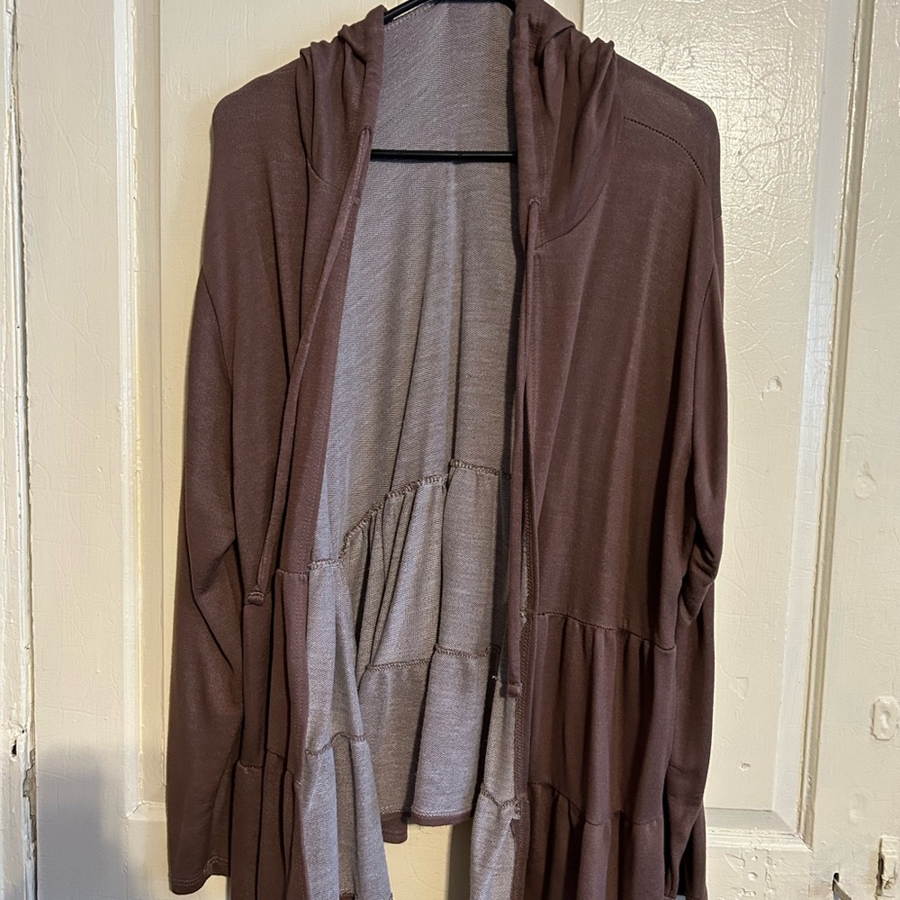 Over shirt, light weight, peplum